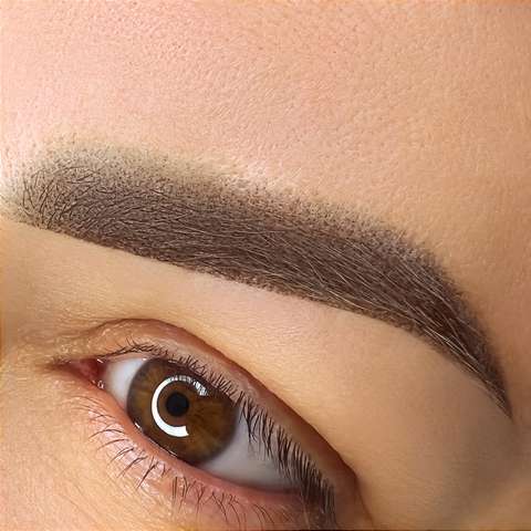 Púdrované obočie — permanentný make-up